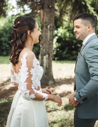 nyugodt pillanat a first look előtt